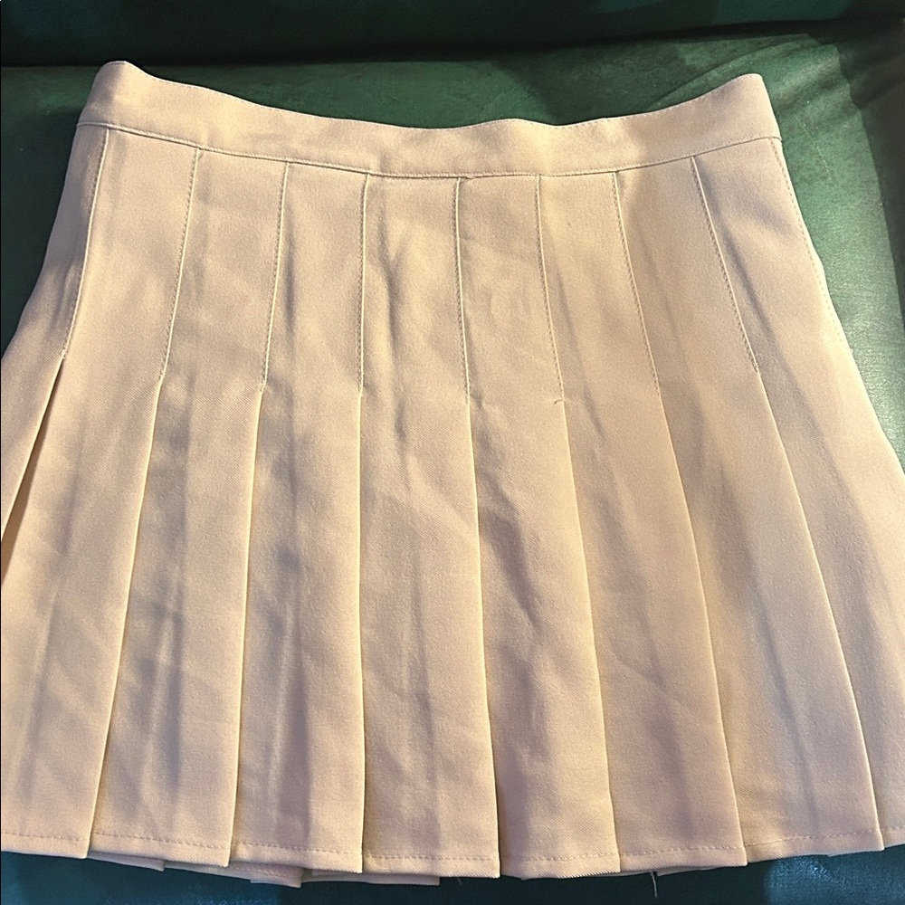 American Apparel Pleated Mini Skirt Made in USA Size Large